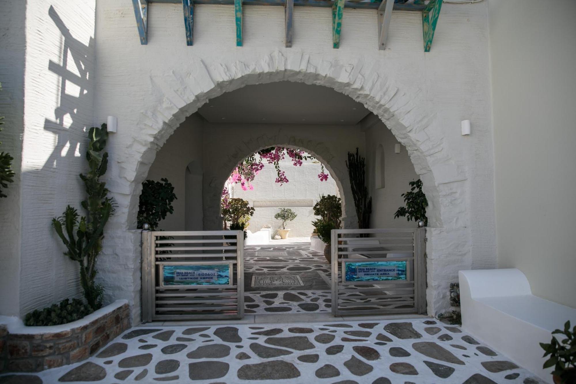 Iria Beach Art Hotel Agia Anna  Exterior foto